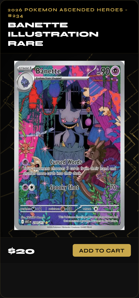 Banette Illustration Rare