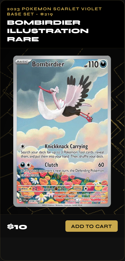 Bombirdier Illustration Rare