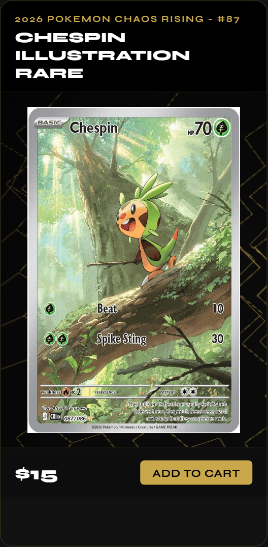 Chespin Illustration Rare