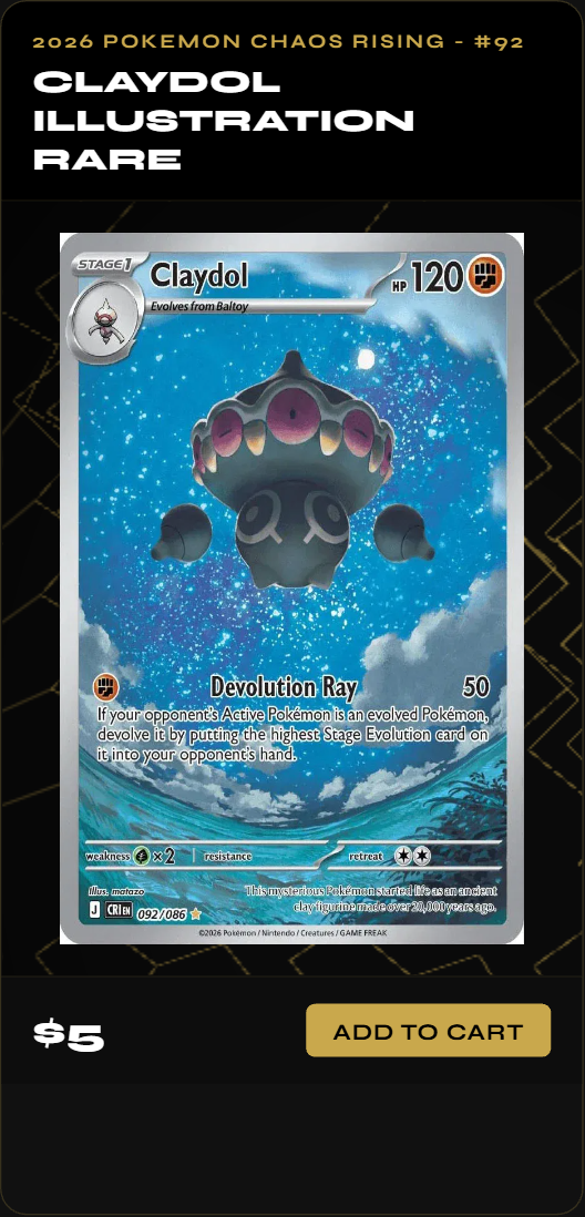 Claydol Illustration Rare