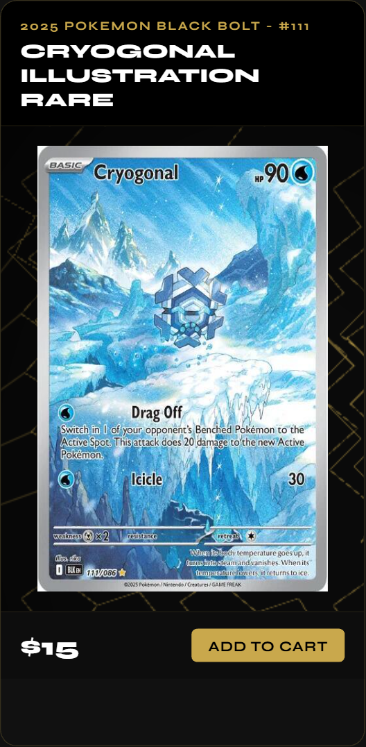 Cryogonal Illustration Rare