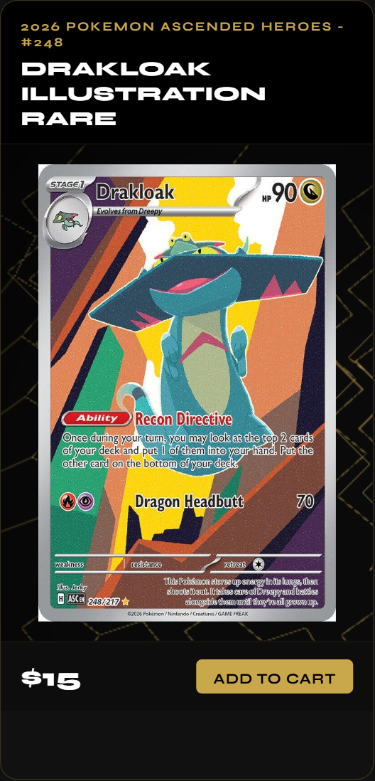 Drakloak Illustration Rare