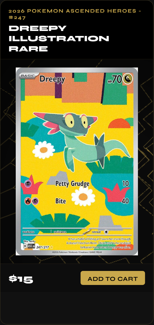 Dreepy Illustration Rare