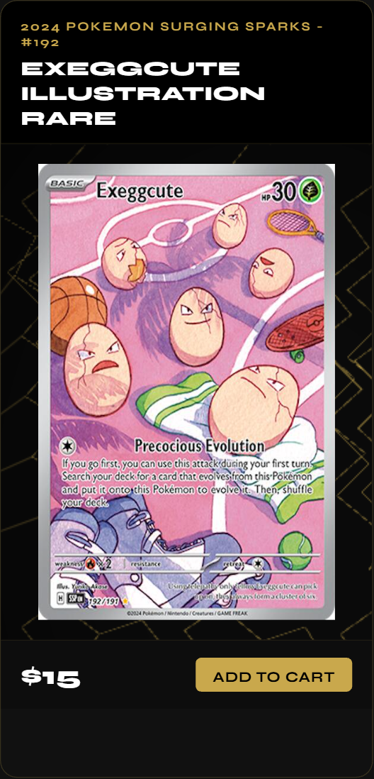 Exeggcute Illustration Rare