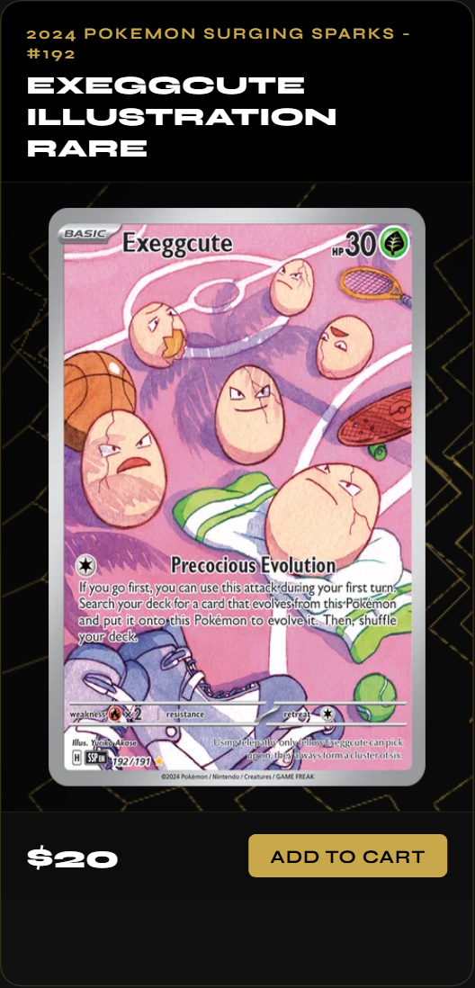 Exeggcute Illustration Rare
