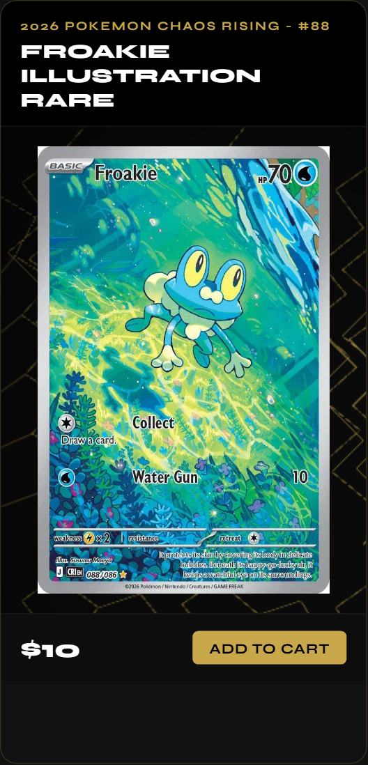 Froakie Illustration Rare