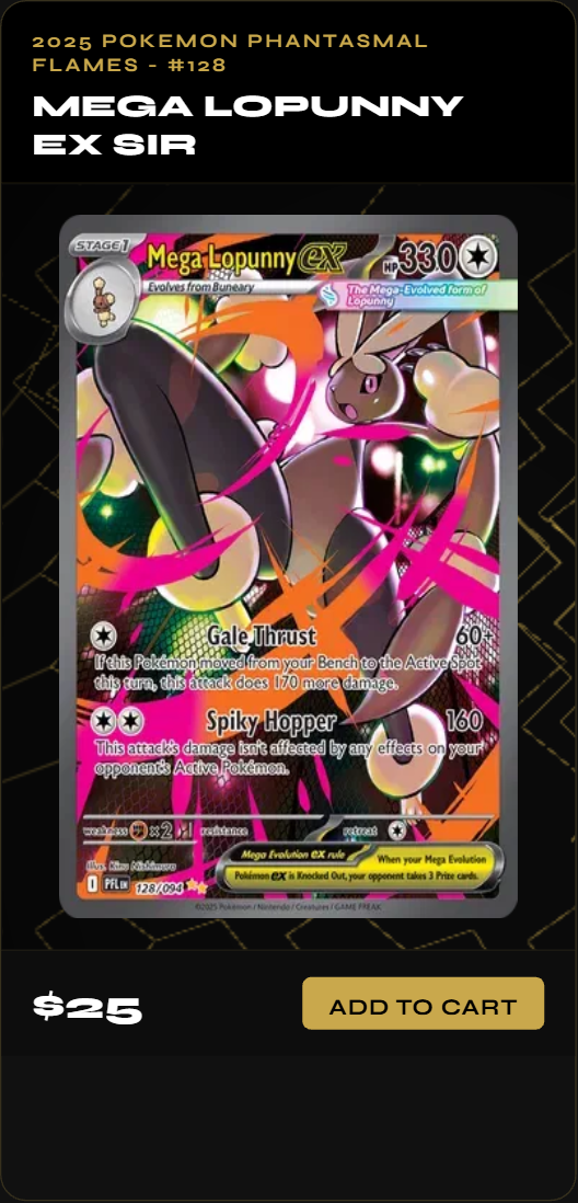 Mega Lopunny Ex SIR