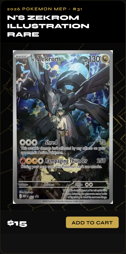 N's Zekrom Illustration Rare