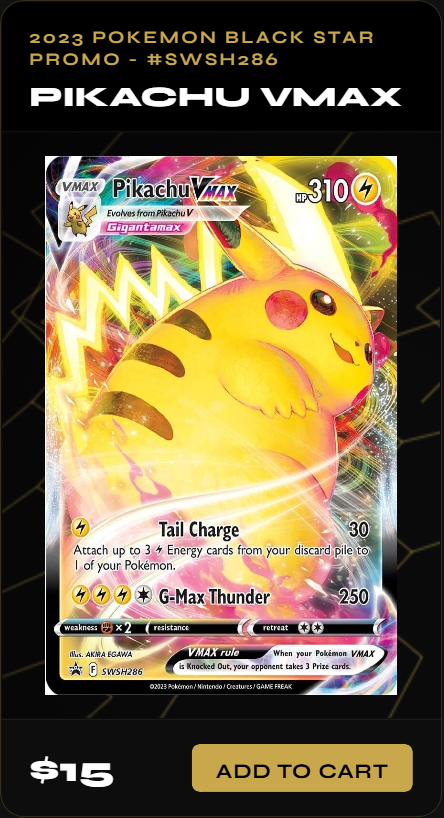 Pikachu Vmax