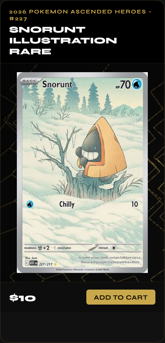 Snorunt Illustration Rare